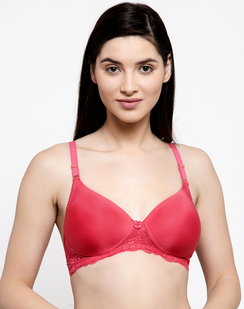 026 – NON-WIRED, LIGHTLY PADDED VINTAGE LACE CUP BRA – Revival