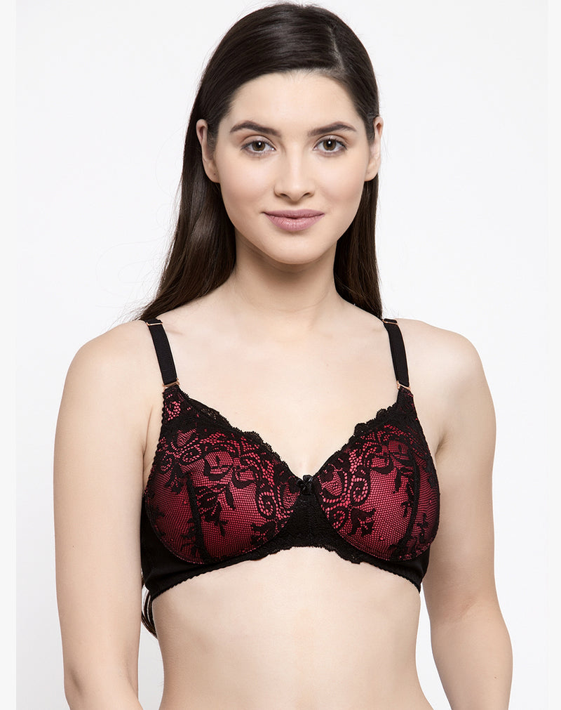 Pack of 2 Fancy Lace Net Padded Bra – Collective Brands