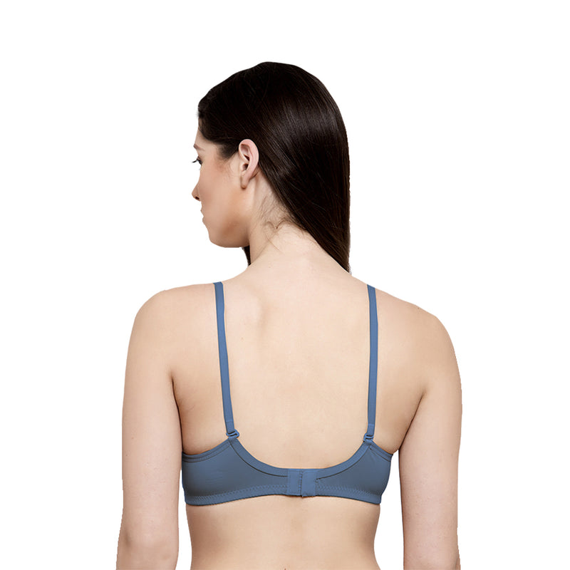 Buy Groversons Paris Beauty Padded Non-Wired Multiway T-Shirt Bra with  lace-PO2 (30B) online