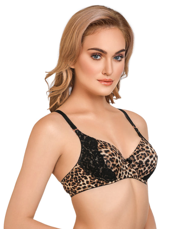 Women's Printed Padded Wire-Free Lingerie Set (BP087-Camouflage Print) –  gsparisbeauty