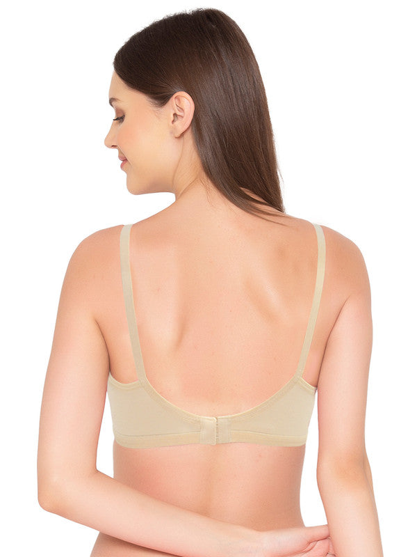 Groversons Paris Beauty Women's Non-Padded, Non-Wired, Multiway, T-Shirt Bra , Moulded Bra (BR185-IRISH CREAM)