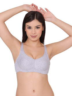 Women's Non-padded Non-wired Side Support Encircled Bra (BR132-MELANGE –  gsparisbeauty