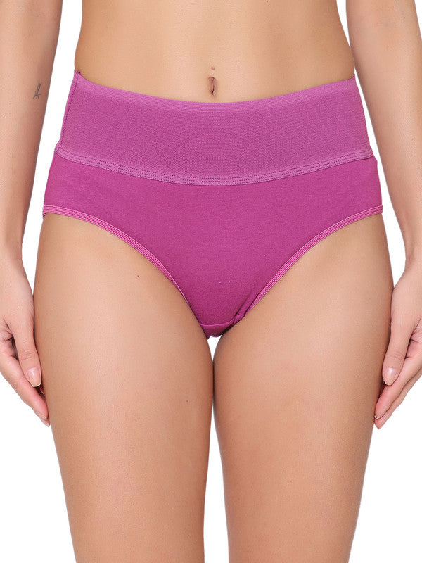 GARMONY Women Panty , Superior Cotton fabric Everyday Panty , Combo Set  Girls and Women Innerwear Briefs Hipster Panty. ( Pack of 1 , Purple )