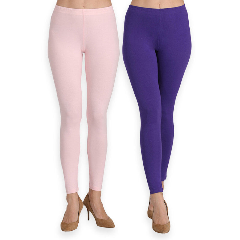 Buy Purple Churidars & Leggings for Women by W Online | Ajio.com