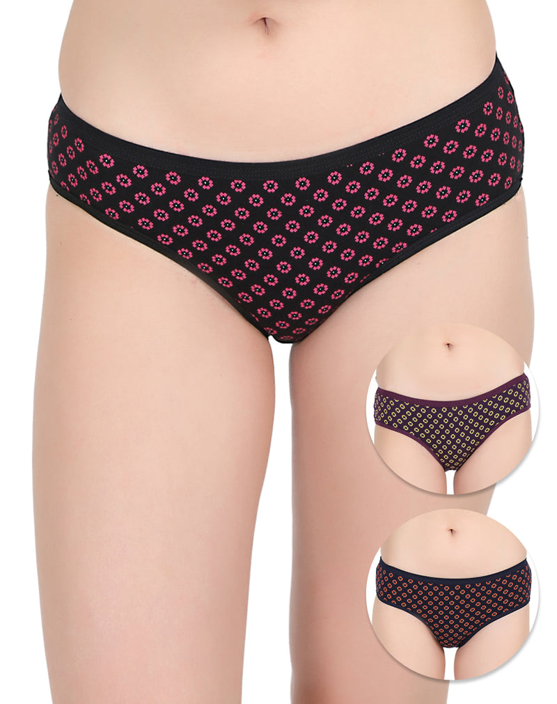 Buy online Pack Of 3 Regular Panty from lingerie for Women by