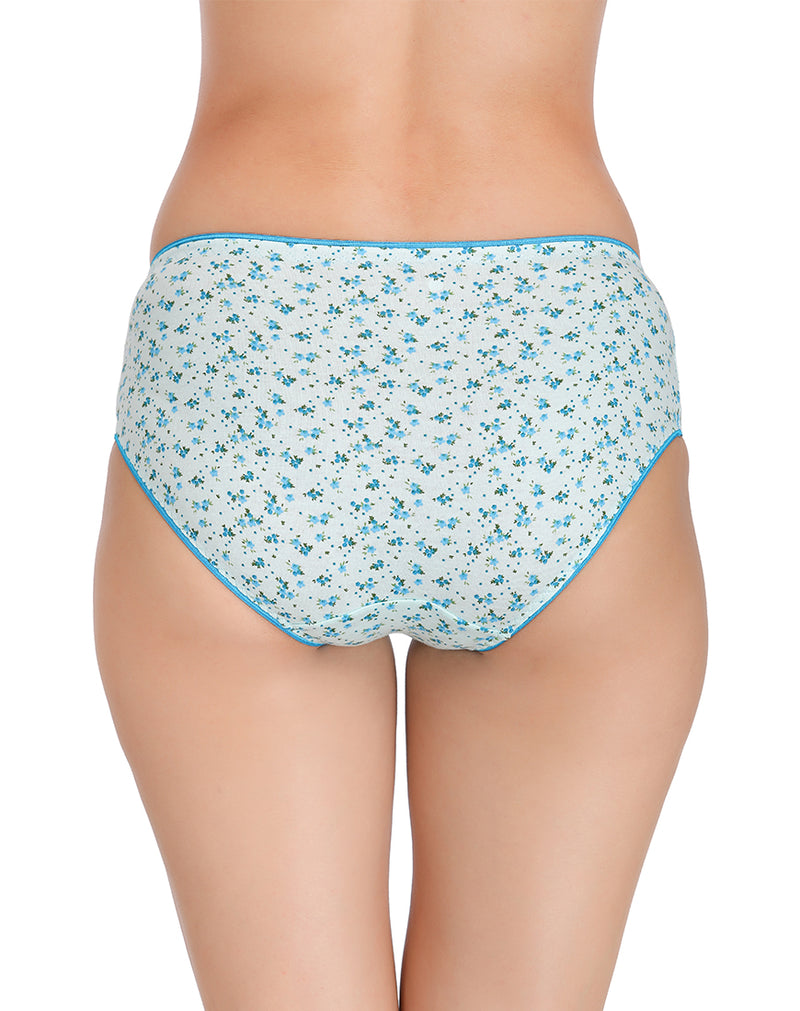Assorted Floral print panties in light colors(Pack of 3)