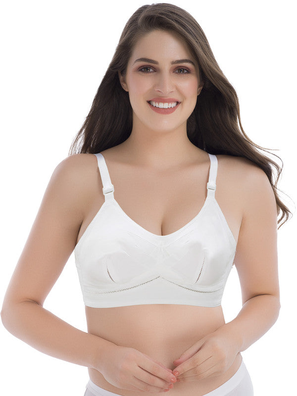 Women's Non-padded Non-wired Side Support Encircled Bra (BR132